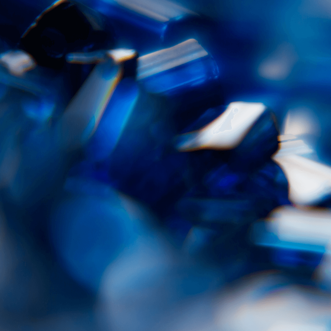 Esplendor do azul entre as gemas preciosas