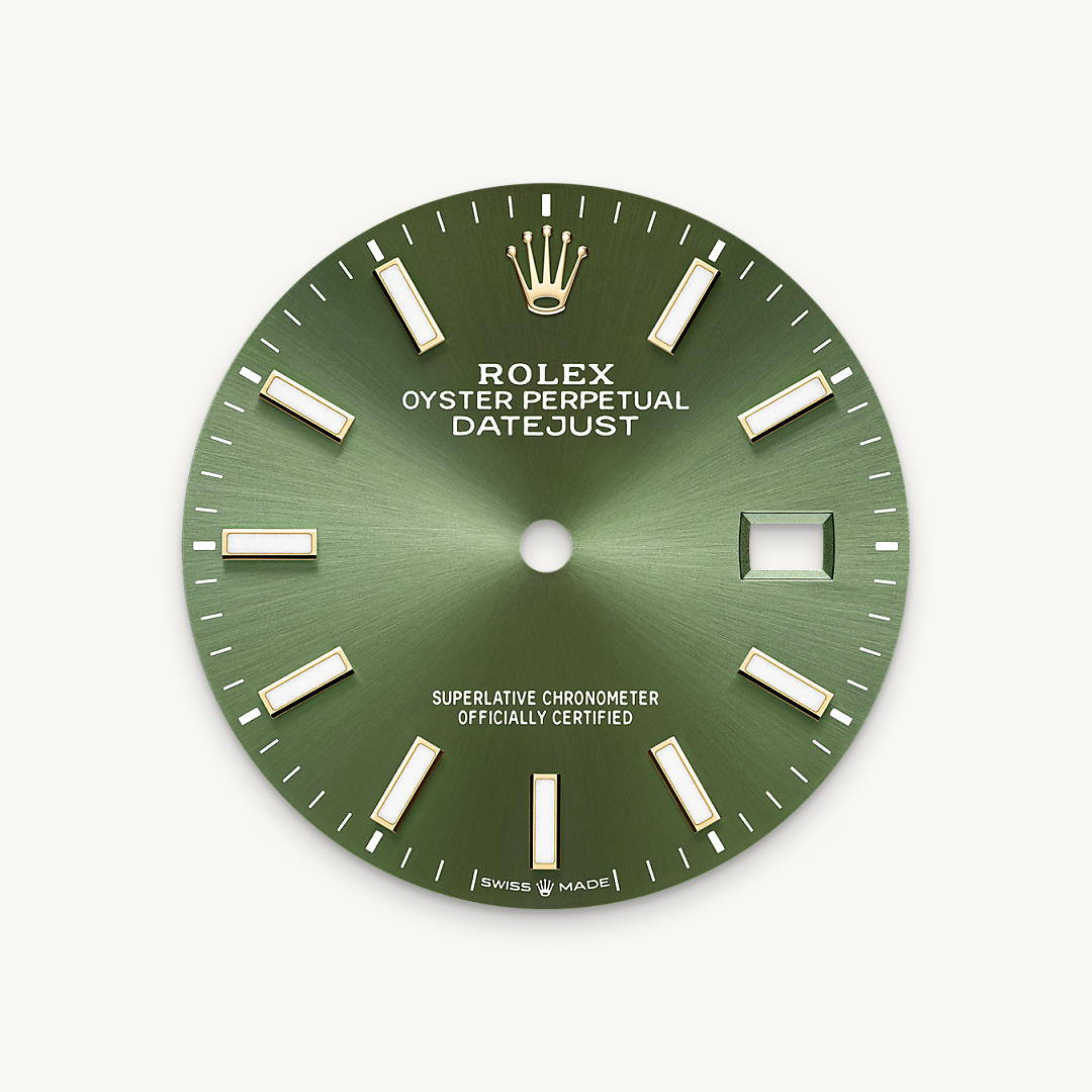 Mostrador verde-oliva