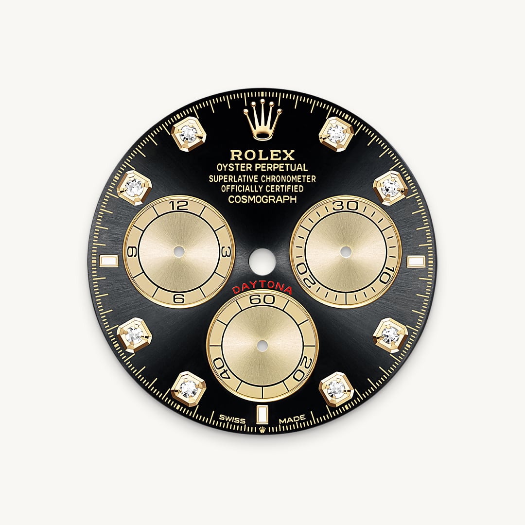 Mostrador dourado e preto vivo