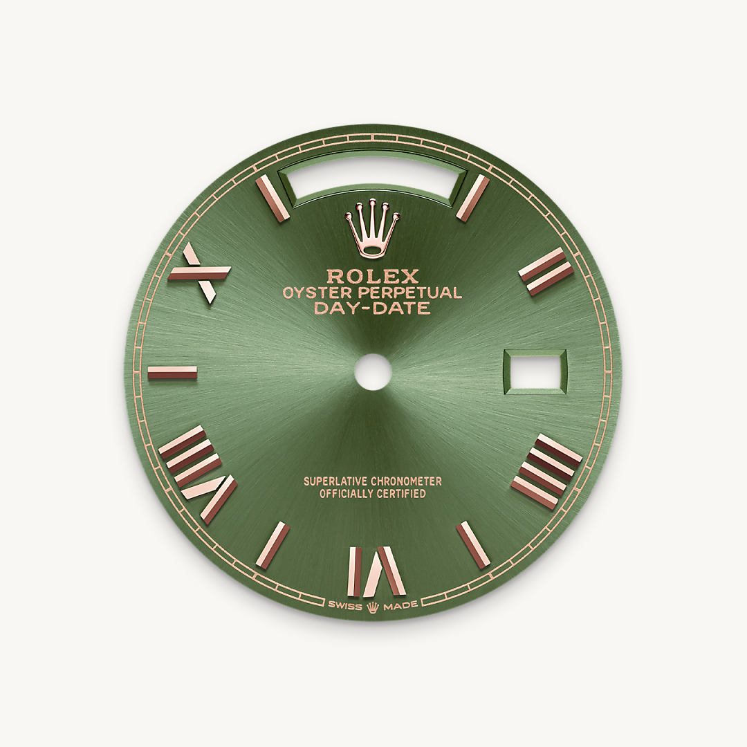 Mostrador verde-oliva