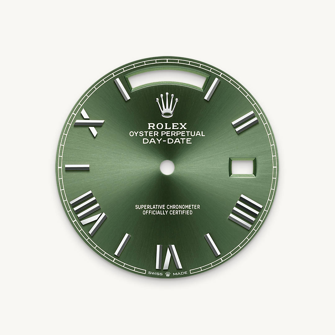 Mostrador verde-oliva